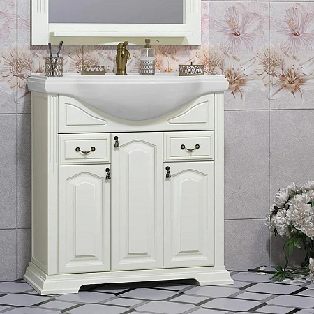 Тумба под раковину Opadiris Риспекто 80, слоновая кость (под раковину Классик 80) 00-00006022 Тумба под раковину Opadiris Риспекто 80, слоновая кость (под раковину Классик 80) 00-00006022