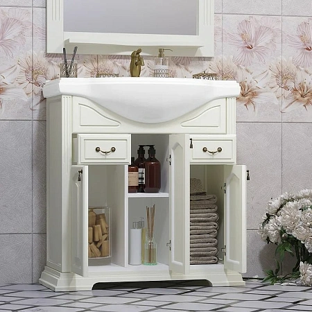 Тумба под раковину Opadiris Риспекто 80, слоновая кость (под раковину Классик 80) 00-00006022 Тумба под раковину Opadiris Риспекто 80, слоновая кость (под раковину Классик 80) 00-00006022