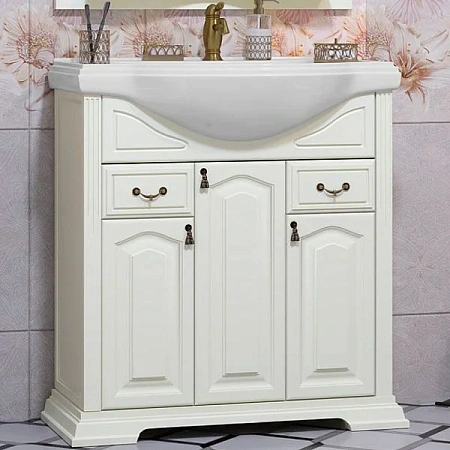 Тумба под раковину Opadiris Риспекто 80, слоновая кость (под раковину Классик 80) 00-00006022 Тумба под раковину Opadiris Риспекто 80, слоновая кость (под раковину Классик 80) 00-00006022