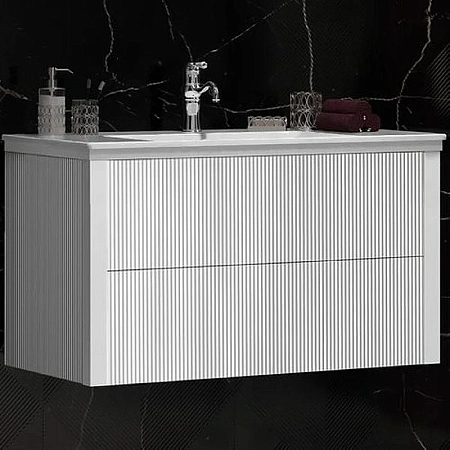 Тумба под раковину Opadiris Рубинно 90 подвесная, Белый глянцевый, вар. 2 (под раковину CeraStyle Ibiza 91) 00-00005944 Тумба под раковину Opadiris Рубинно 90 подвесная, Белый глянцевый, вар. 2 (под раковину CeraStyle Ibiza 91) 00-00005944