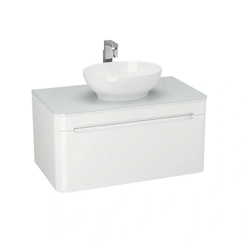 Тумба под раковину OWL 1975 Als 80, 1 ящик, белая OW09.01.00 Тумба под раковину OWL 1975 Als 80, 1 ящик, белая OW09.01.00