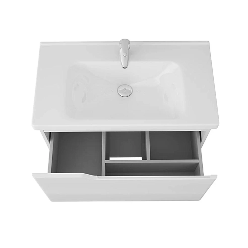 Тумба под раковину OWL 1975 Hella 80, белый лак OW24.02.00 Тумба под раковину OWL 1975 Hella 80, белый лак OW24.02.00