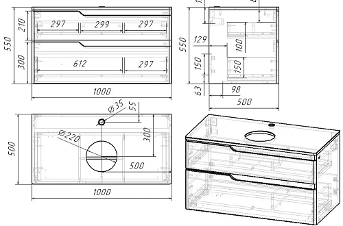 Тумба под раковину OWL 1975 Hella Cristal 100, белый лак OW24.19.00 Тумба под раковину OWL 1975 Hella Cristal 100, белый лак OW24.19.00