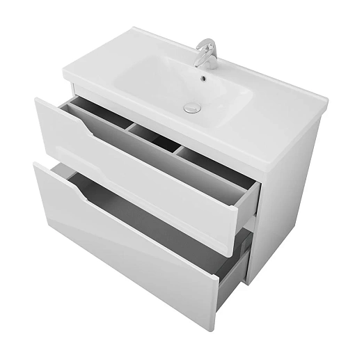 Тумба под раковину OWL 1975 Hella stor 100, белый лак OW24.16.00 Тумба под раковину OWL 1975 Hella stor 100, белый лак OW24.16.00