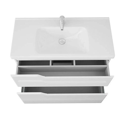 Тумба под раковину OWL 1975 Hella stor 100, белый лак OW24.16.00 Тумба под раковину OWL 1975 Hella stor 100, белый лак OW24.16.00