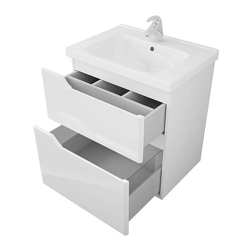 Тумба под раковину OWL 1975 Hella stor 65, белый лак OW24.11.00 Тумба под раковину OWL 1975 Hella stor 65, белый лак OW24.11.00