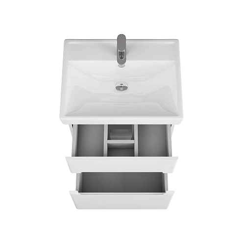 Тумба под раковину OWL 1975 Nyborg 60, 2 ящика, белая OW06.01.00 Тумба под раковину OWL 1975 Nyborg 60, 2 ящика, белая OW06.01.00