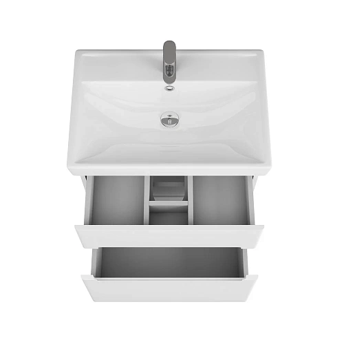 Тумба под раковину OWL 1975 Nyborg 70, 2 ящика, белая OW06.02.00 Тумба под раковину OWL 1975 Nyborg 70, 2 ящика, белая OW06.02.00