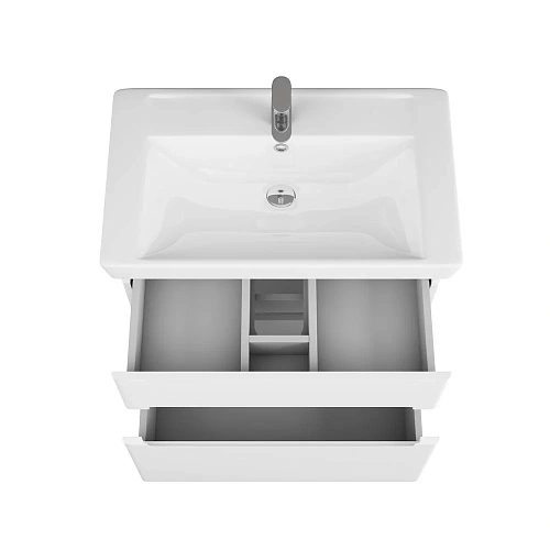 Тумба под раковину OWL 1975 Nyborg 80, 2 ящика, белая OW06.03.00 Тумба под раковину OWL 1975 Nyborg 80, 2 ящика, белая OW06.03.00