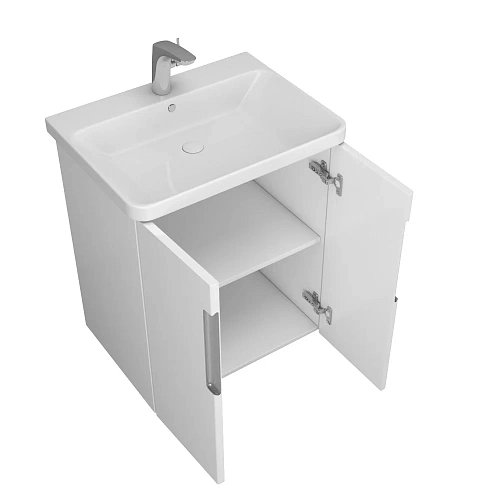 Тумба под раковину OWL 1975 RUNN 60 с 2 дверками, белая NEW OW07.30.00 Тумба под раковину OWL 1975 RUNN 60 с 2 дверками, белая NEW OW07.30.00