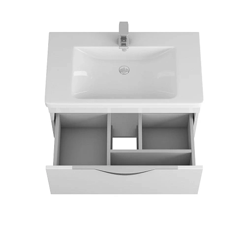 Тумба под раковину OWL 1975 Sjel 80, белый лак OW25.02.00 Тумба под раковину OWL 1975 Sjel 80, белый лак OW25.02.00