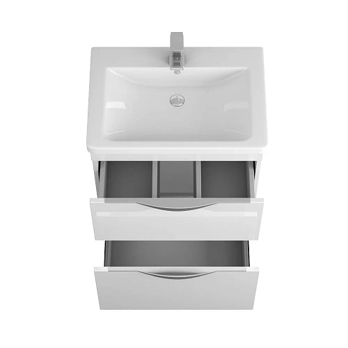 Тумба под раковину OWL 1975 Sjel stor 65, белый лак OW25.11.00 Тумба под раковину OWL 1975 Sjel stor 65, белый лак OW25.11.00