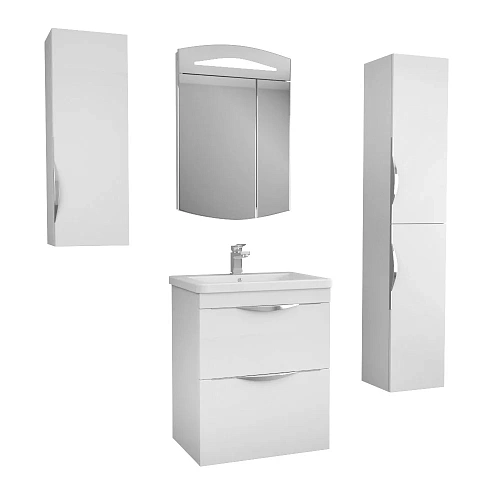 Тумба под раковину OWL 1975 Sjel stor 65, белый лак OW25.11.00 Тумба под раковину OWL 1975 Sjel stor 65, белый лак OW25.11.00