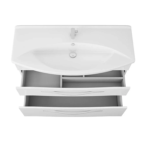Тумба под раковину OWL 1975 Vessla stor 105, белый лак OW22.14.00 Тумба под раковину OWL 1975 Vessla stor 105, белый лак OW22.14.00