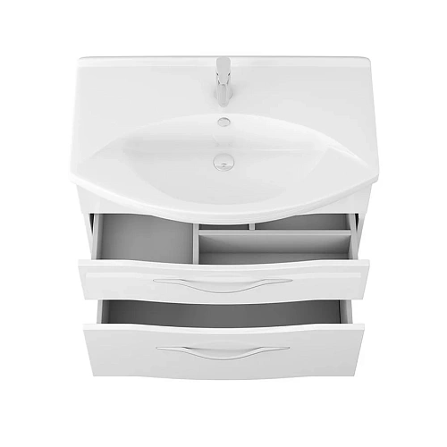 Тумба под раковину OWL 1975 Vessla stor 75, белый лак OW22.12.00 Тумба под раковину OWL 1975 Vessla stor 75, белый лак OW22.12.00