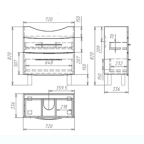 Тумба под раковину OWL 1975 Vessla stor 75, белый лак OW22.12.00 Тумба под раковину OWL 1975 Vessla stor 75, белый лак OW22.12.00