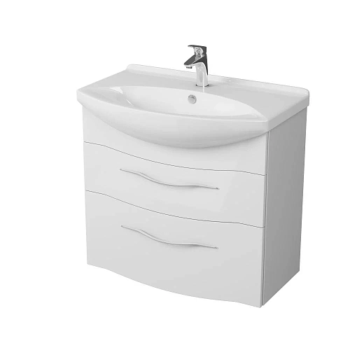 Тумба под раковину OWL 1975 Vessla stor 75, белый лак OW22.12.00 Тумба под раковину OWL 1975 Vessla stor 75, белый лак OW22.12.00