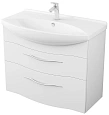 Тумба под раковину OWL 1975 Vessla stor 85, белый лак OW22.13.00 Тумба под раковину OWL 1975 Vessla stor 85, белый лак OW22.13.00