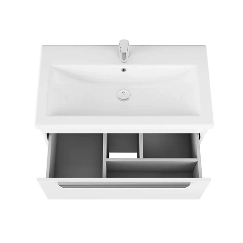 Тумба под раковину OWL 1975 Vind 80, белый лак OW23.05.00 Тумба под раковину OWL 1975 Vind 80, белый лак OW23.05.00