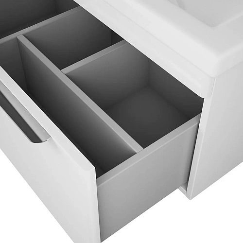 Тумба под раковину OWL 1975 Vind 80, белый лак OW23.05.00 Тумба под раковину OWL 1975 Vind 80, белый лак OW23.05.00