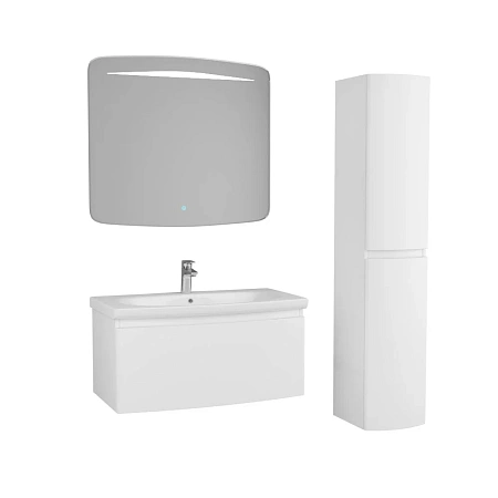 Тумба под раковину OWL Gotland 90, 1 ящик, белый лак OW010000 Тумба под раковину OWL Gotland 90, 1 ящик, белый лак OW010000