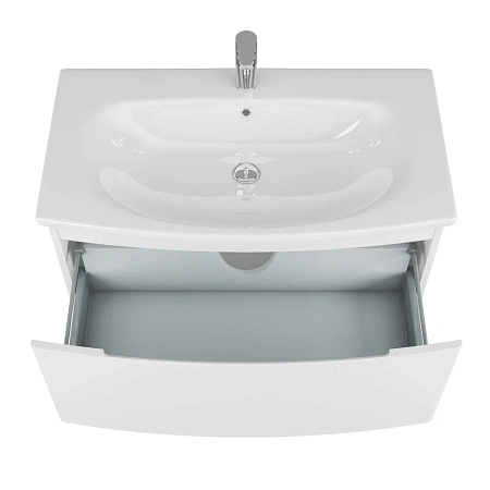 Тумба под раковину OWL Gotland 90, 1 ящик, белый лак OW010000 Тумба под раковину OWL Gotland 90, 1 ящик, белый лак OW010000