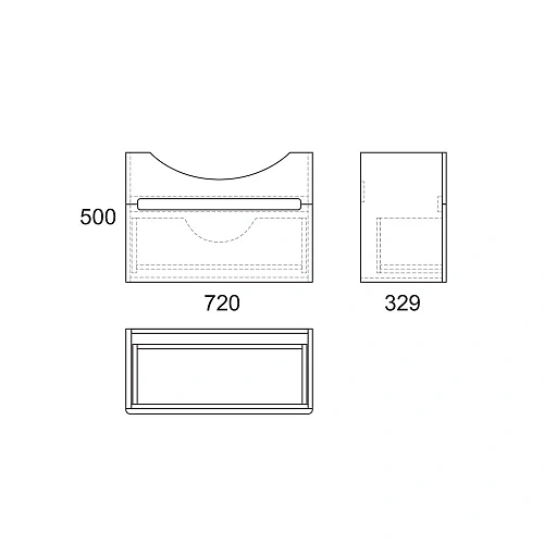 Тумба под раковину OWL Lagerta 75, 1 ящик, белая OW08.02.00 Тумба под раковину OWL Lagerta 75, 1 ящик, белая OW08.02.00