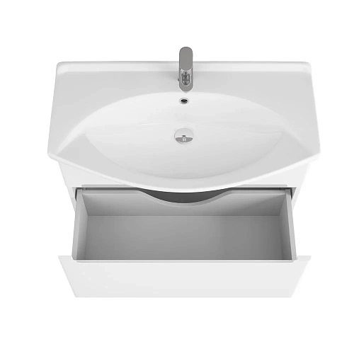 Тумба под раковину OWL Lagerta 85, 1 ящик, белая OW08.03.00 Тумба под раковину OWL Lagerta 85, 1 ящик, белая OW08.03.00