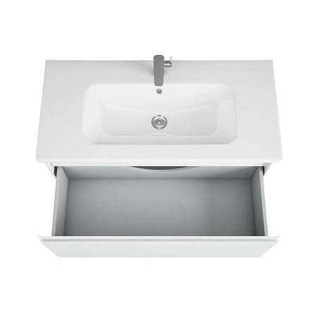 Тумба под раковину OWL Malaren 100, 1 ящик, белая OW03.04.05 Тумба под раковину OWL Malaren 100, 1 ящик, белая OW03.04.05