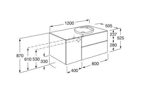 Тумба под раковину Roca Beyond 851392402 Тумба под раковину Roca Beyond 851392402