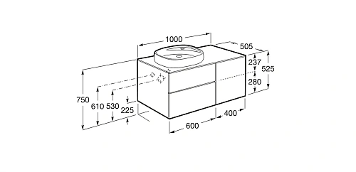 Тумба под раковину Roca Beyond 851396806 Тумба под раковину Roca Beyond 851396806