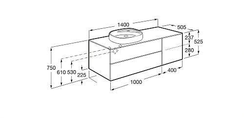 Тумба под раковину Roca Beyond 851404402 Тумба под раковину Roca Beyond 851404402