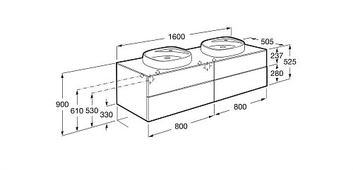 Тумба под раковину Roca Beyond 851407402 Тумба под раковину Roca Beyond 851407402