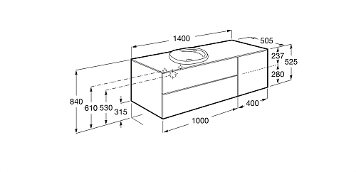 Тумба под раковину Roca Beyond 851416402 Тумба под раковину Roca Beyond 851416402