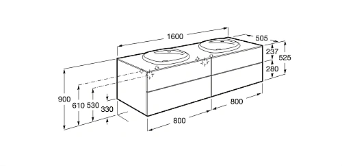 Тумба под раковину Roca Beyond 851418806 Тумба под раковину Roca Beyond 851418806