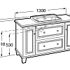 Тумба под раковину Roca Carmen 1300 для врезной раковины 857136415 Тумба под раковину Roca Carmen 1300 для врезной раковины 857136415