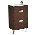Тумба под раковину Roca Debba 60 2 ящика, венге ZRU9302707 Тумба под раковину Roca Debba 60 2 ящика, венге ZRU9302707