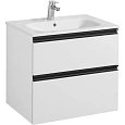 Тумба под раковину Roca Domi 60 белый глянец 2 ящика A857458806 Тумба под раковину Roca Domi 60 белый глянец 2 ящика A857458806
