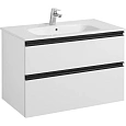 Тумба под раковину Roca Domi 80 белый глянец 2 ящика A857459806 Тумба под раковину Roca Domi 80 белый глянец 2 ящика A857459806