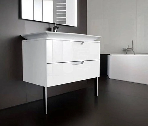 Тумба под раковину Roca Kalahari 855771764, белая 100 см Тумба под раковину Roca Kalahari 855771764, белая 100 см