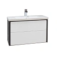 Тумба под раковину Roca Ronda 80 белый глянец/антрацит ZRU9302965 Тумба под раковину Roca Ronda 80 белый глянец/антрацит ZRU9302965