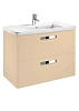 Тумба под раковину Roca The Gap 80 бежевая ZRU9302690