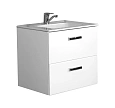 Тумба под раковину Roca Victoria Nord 60 белый глянец ZRU9000028 Тумба под раковину Roca Victoria Nord 60 белый глянец ZRU9000028