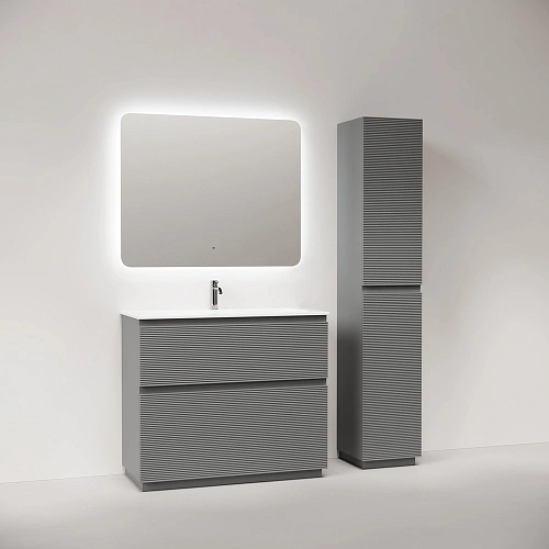 Тумба под раковину SANCOS Folk Floor FL100FES 995х445х850 Ergraut soft, напольная Тумба под раковину SANCOS Folk Floor FL100FES 995х445х850 Ergraut soft, напольная