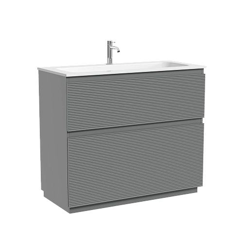 Тумба под раковину SANCOS Folk Floor FL100FES 995х445х850 Ergraut soft, напольная Тумба под раковину SANCOS Folk Floor FL100FES 995х445х850 Ergraut soft, напольная