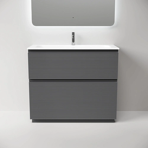 Тумба под раковину SANCOS Folk Floor FL100FGS 995х445х850 Grey soft, напольная Тумба под раковину SANCOS Folk Floor FL100FGS 995х445х850 Grey soft, напольная