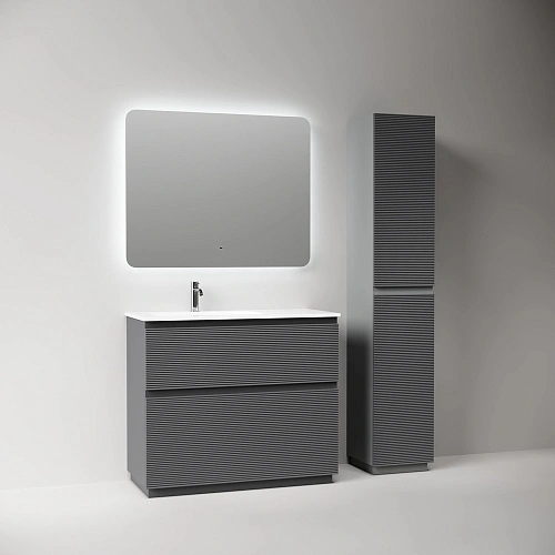 Тумба под раковину SANCOS Folk Floor FL100FLGS левая 995х445х850 Grey soft, напольная Тумба под раковину SANCOS Folk Floor FL100FLGS левая 995х445х850 Grey soft, напольная