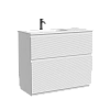 Тумба под раковину SANCOS Folk Floor FL100FLW левая 995х445х850 Bianco, напольная
