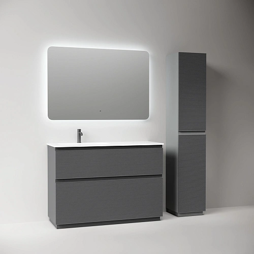 Тумба под раковину SANCOS Folk Floor FL120FLGS левая 1190х445х850 Grey soft, напольная Тумба под раковину SANCOS Folk Floor FL120FLGS левая 1190х445х850 Grey soft, напольная