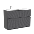 Тумба под раковину SANCOS Folk Floor FL120FLGS левая 1190х445х850 Grey soft, напольная Тумба под раковину SANCOS Folk Floor FL120FLGS левая 1190х445х850 Grey soft, напольная